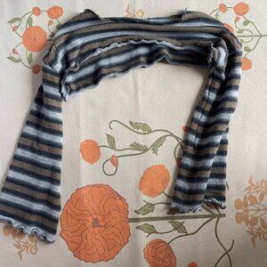 striped half sweater y2k streetwear fall